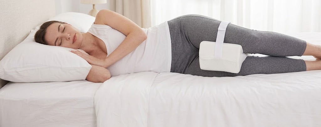 Vespera Vault™ Ergonomic Knee Pillow with Securing Strap